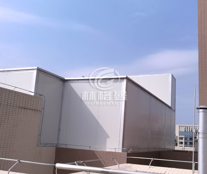 萬科天譽公館商業(yè)油煙排風(fēng)機噪聲治理