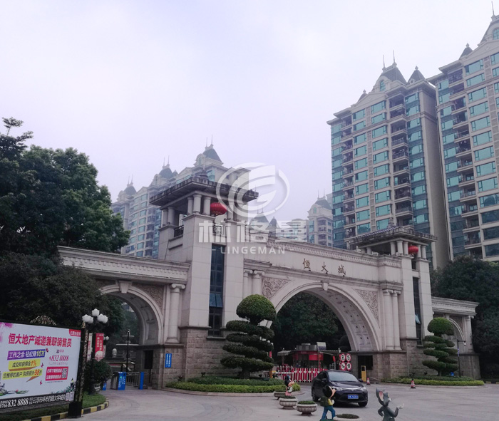 云浮恒大城綜合樓空調(diào)風(fēng)冷熱泵減振降噪治理工程實例